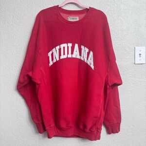 Vintage INDIANA Hoosiers red crewneck sweatshirt from Steve & Barry’s Men’s XL